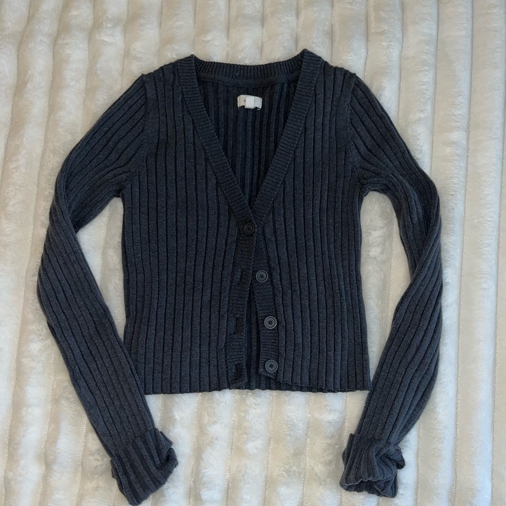 Ribbed cardigan